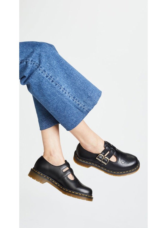 Dr. Martens Dr Martens Women's 8065 Mary Jane Buckle Leather Shoe Black-Black-9 - Image 2