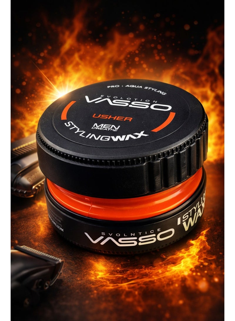 VASSO EVOLUTION Pro Aqua USHER Styling Wax 150ml - Image 2