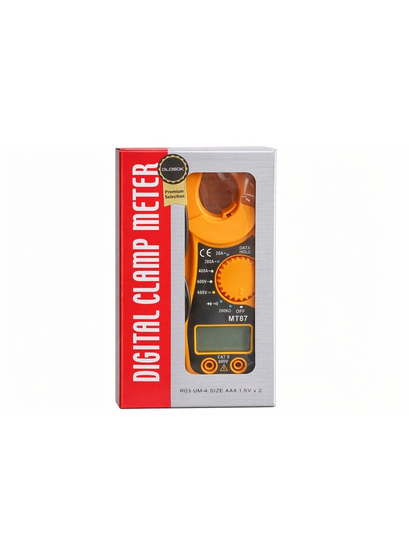 Mini Digital Clamp Meter True AC/DC Current Voltage Tester Measures Resistance Capacitance Frequency, with NCV, Data Hold & Backlight - Image 3