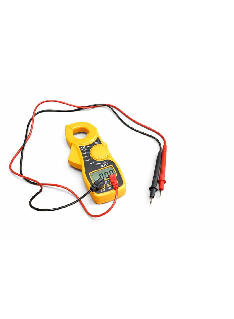 Mini Digital Clamp Meter True AC/DC Current Voltage Tester Measures Resistance Capacitance Frequency, with NCV, Data Hold & Backlight - Image 2