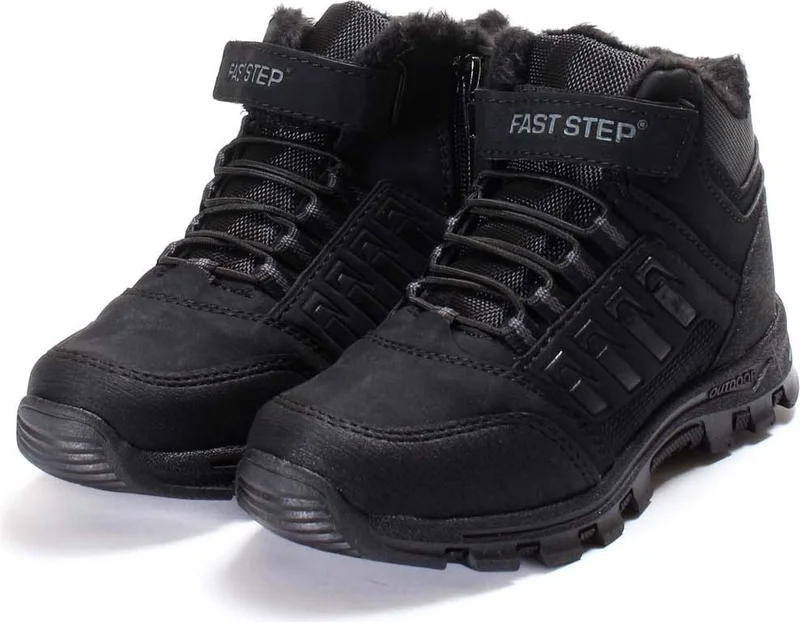 Fast Step Unisex Wool Lined Winter Comfortable Daily Durable Anti-Slip Sole Children's Sports Boots 869SFA542