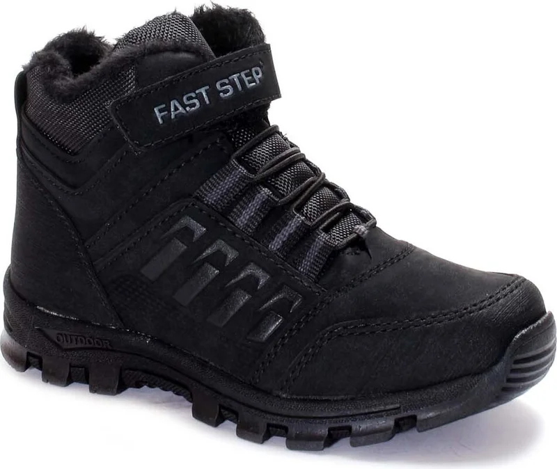 Fast Step Unisex Wool Lined Winter Comfortable Daily Durable Anti-Slip Sole Children's Sports Boots 869SFA542