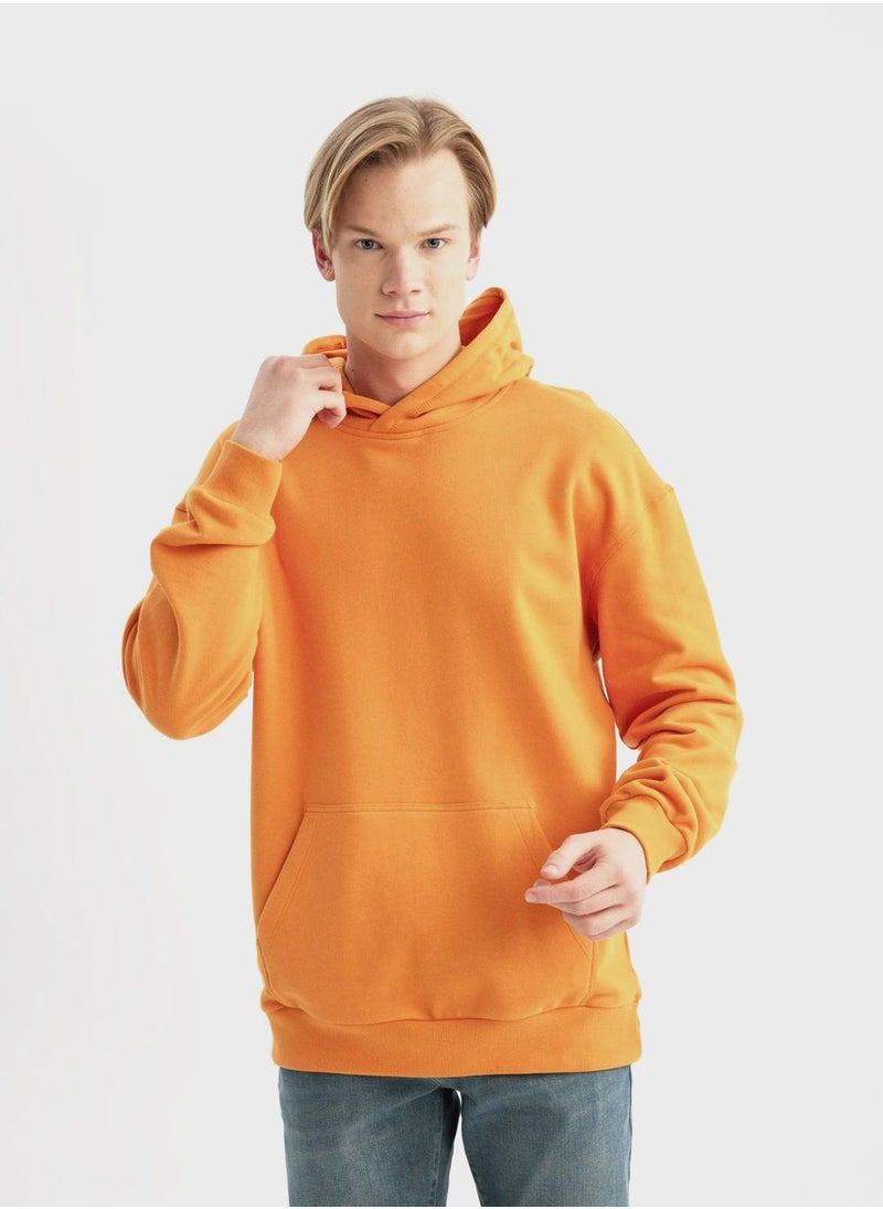 DeFacto Man Comfort Fit Hoodie  - Image 3