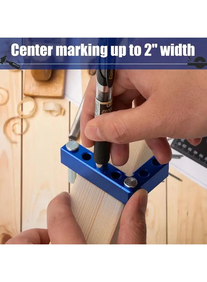 مستكشف المركز الأزرق المربع الصغير - أداة قياس دقيقة بزاوية 90 درجة لأعمال النجارة - Image 5