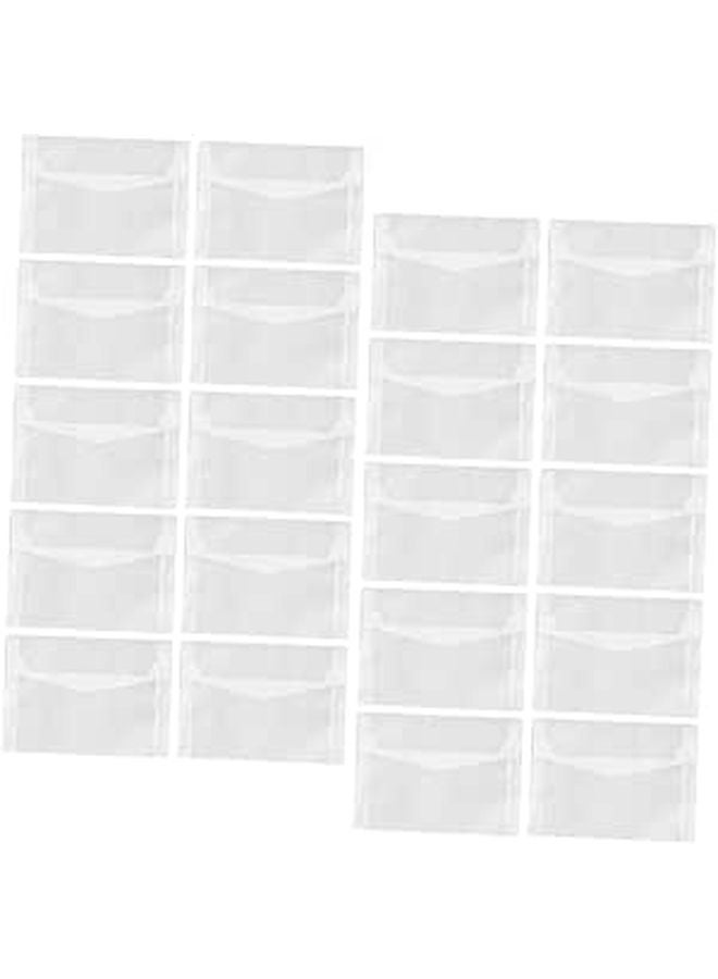 20pcs Translucent Greeting Card Envelopes For Wedding Birthday Christmas Storage - Image 1