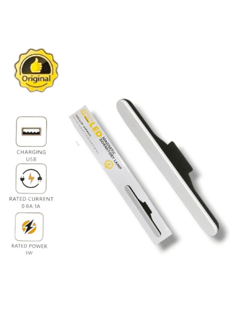 Denx DX2343 Magnetic LED Home Light, 3-Color Dimmable, 3W USB Charging, Switch - Image 1