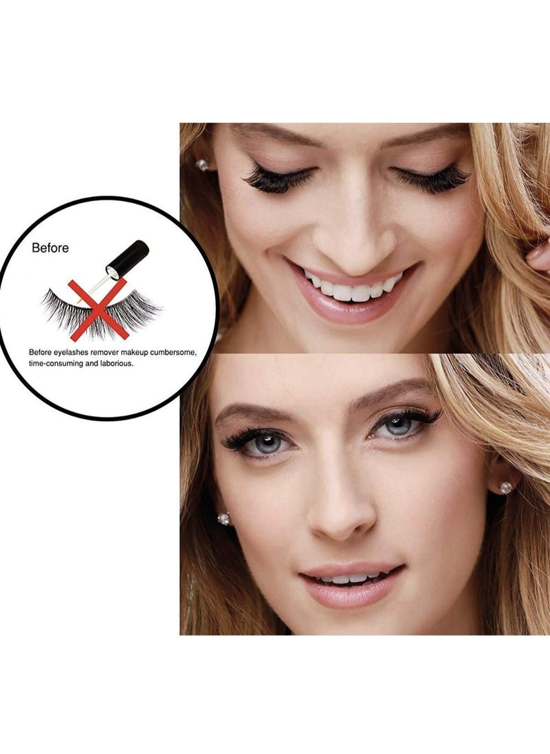 KASTWAVE - No Glue Magnetic Eyelashes ,synthetic False Eyelashes with Magnets Under and over Your Upper Lashes, No Glue Needed, Lightweight, Reusable, Contact Lens Friendly, Cruelty Free - Image 1
