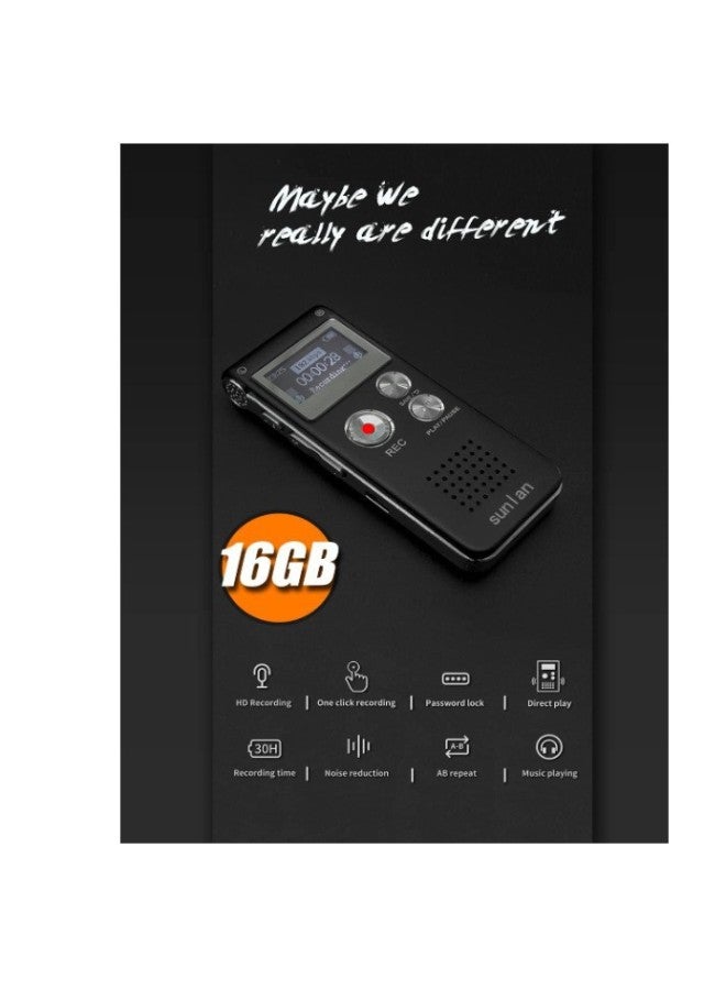 SK012 قلم تسجيل رقمي قلم تسجيل ذكي مشغل MP3 اجتماع الفصل الدراسي مقابلة 16G-السعة: 16 جيجابايت - Image 3