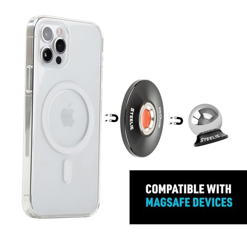 Nite Ize Steelie Orbiter Plus Dash Mount - Magnetic Phone Mount for Car Dashboards - Car Dashboard & Cell Phone Accessories - Neodymium Magnets - Image 3