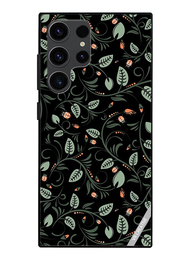 VR CREATIVE Protective Case Cover For Samsung Galaxy S24 Ultra Flower Design Multicolour - Image 1