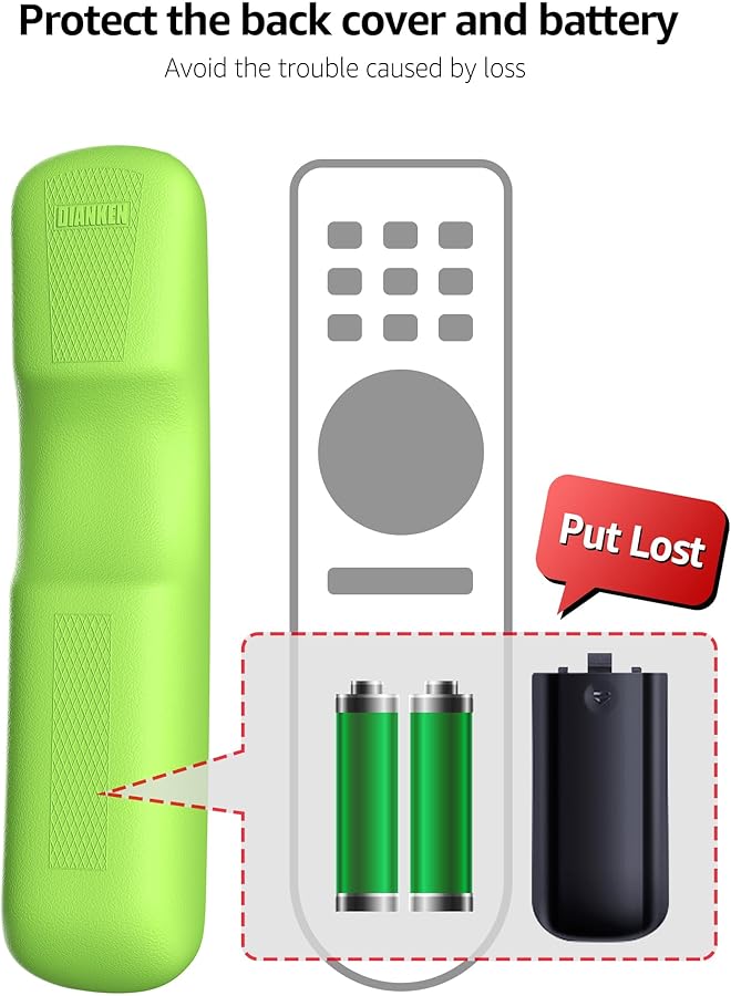 Generic [1 Pcs] Glow Protective Silicone Remote Case For Lg Smart Tv An-Mr21 Mr21N Mr21Gc For Lg Oled Tv Magic Remote An Mr21Ga Remote Cover-Green  - Image 5