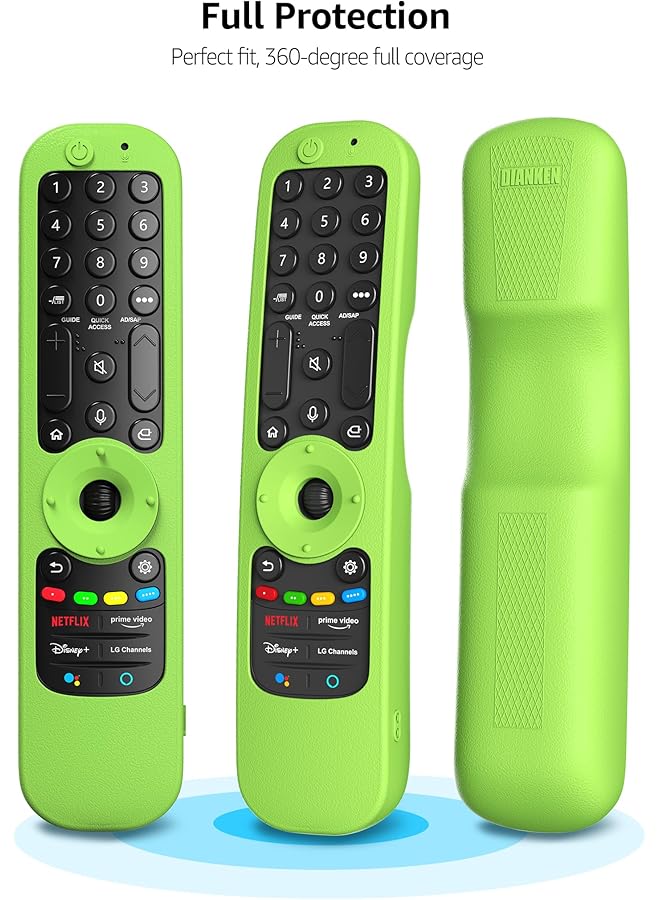 Generic [1 Pcs] Glow Protective Silicone Remote Case For Lg Smart Tv An-Mr21 Mr21N Mr21Gc For Lg Oled Tv Magic Remote An Mr21Ga Remote Cover-Green  - Image 4