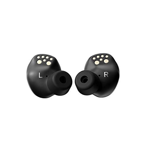 EPOS GTW 270 Wireless Gaming Earbuds, Bluetooth, Noise Reducing Closed Design, Dual Mics, Ergonomic Fit, IPX 5 Water Resistant, Portable Charging Case, 20 Hours of Playtime,Black/Silver/Grey - Image 4