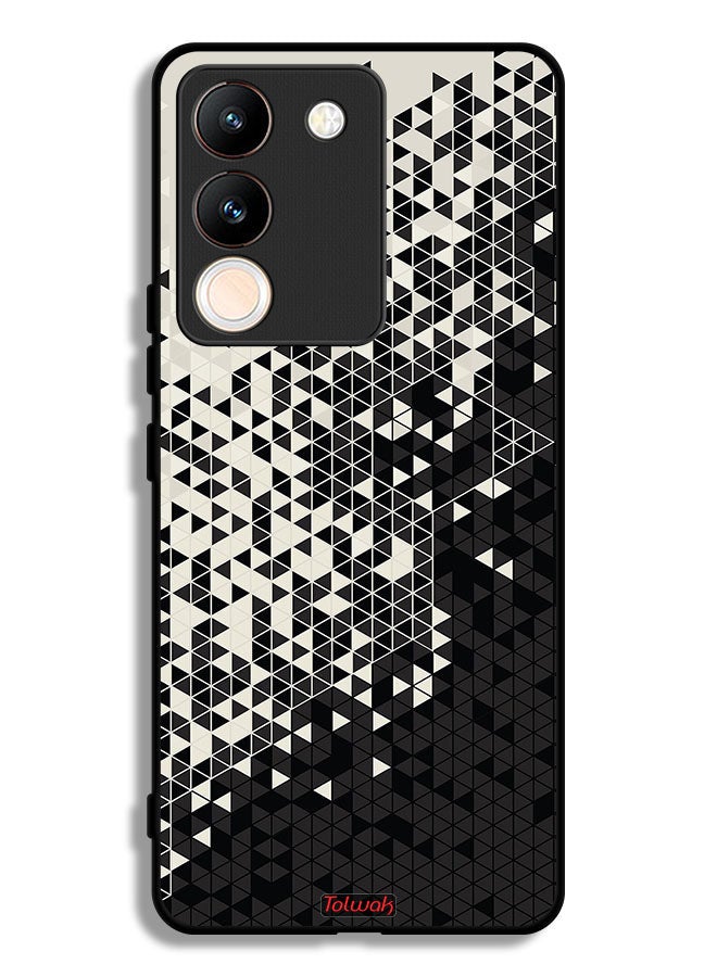 Tolwak vivo V29e Protective Case Cover Pattern Digital Art Triangle - Image 1