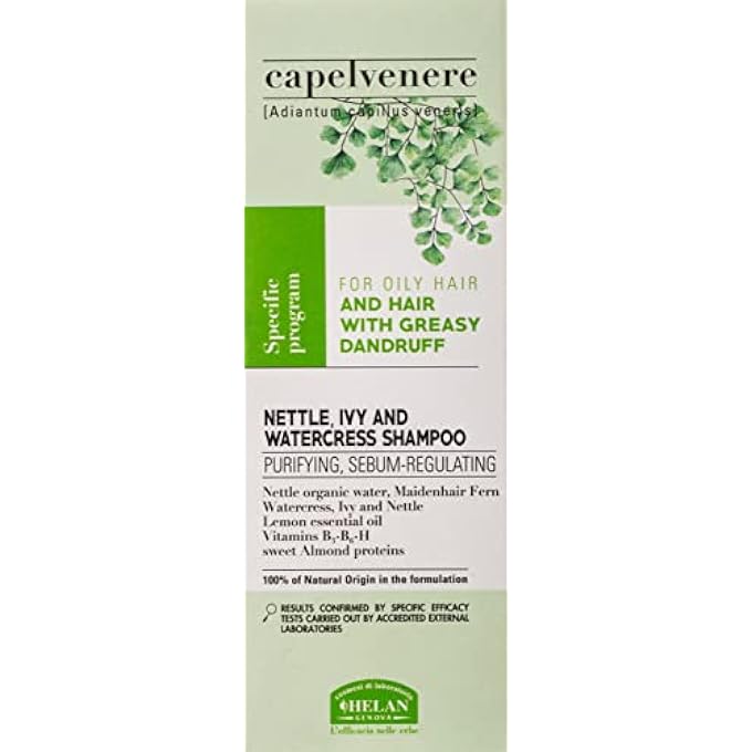 HELAN GENOVA GENOVA CAPELVENERE NETTLE, IVY & WATERCRESS BIO SHAMPOO 200 ML - Image 2