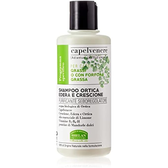 HELAN GENOVA GENOVA CAPELVENERE NETTLE, IVY & WATERCRESS BIO SHAMPOO 200 ML - Image 1