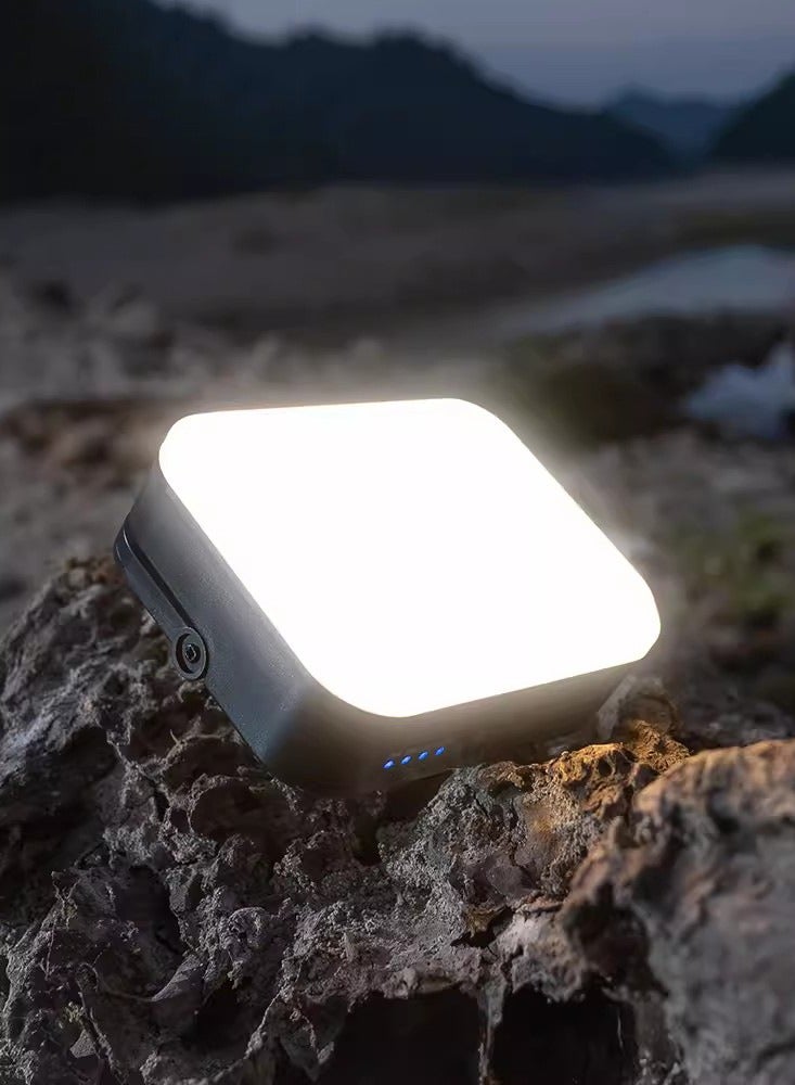 Ibowee LED مصباح تخييم قابل لإعادة الشحن 1000LM 4000MAH طاقة متنقلة مغناطيسية تصل إلى 70 ساعة عرض رقمي مقاوم للماء ضوء الطوارئ إضاءة محمولة مناسبة للمشي لمسافات طويلة - Image 1