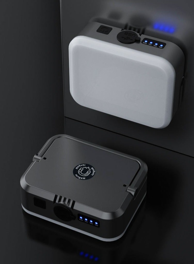 Ibowee LED مصباح تخييم قابل لإعادة الشحن 1000LM 4000MAH طاقة متنقلة مغناطيسية تصل إلى 70 ساعة عرض رقمي مقاوم للماء ضوء الطوارئ إضاءة محمولة مناسبة للمشي لمسافات طويلة - Image 3