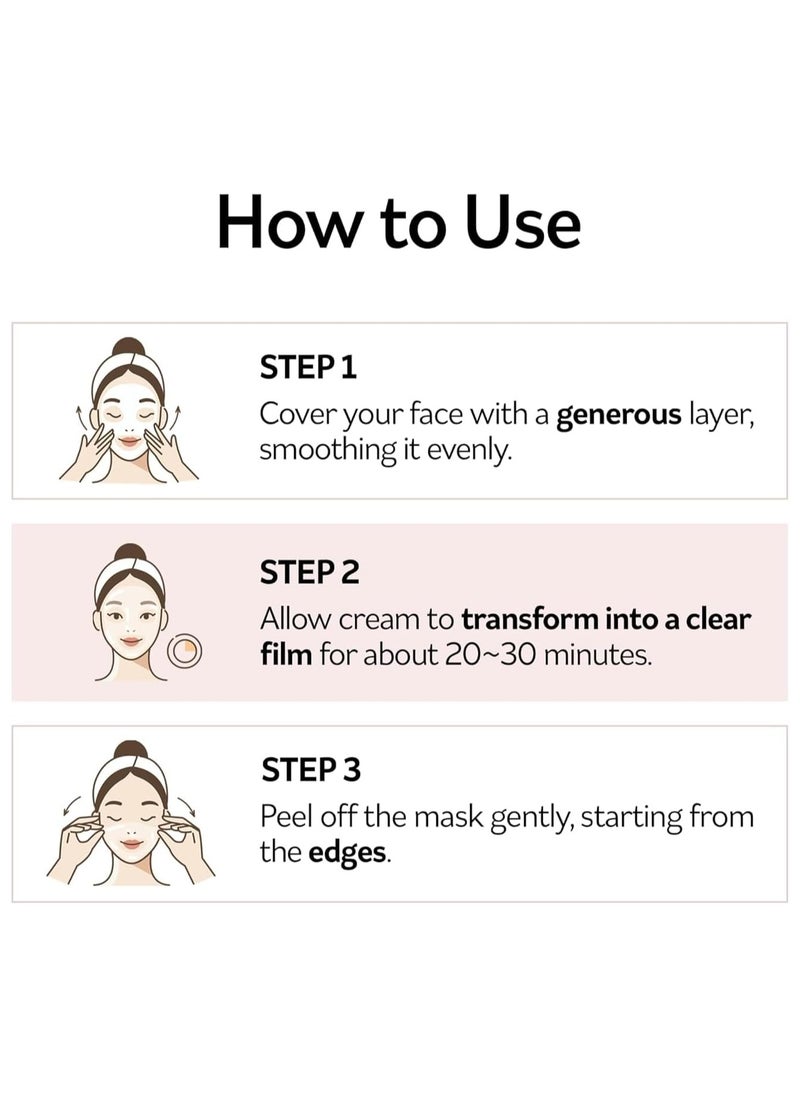 PESTLO PESTLE ROAD Baby Collagen Glow Mask - Korean Face Mask Skincare for Elasticity, Firmness, Radiant Skin, Pore Care, Infused with Reallagen, Aginon, Volufiline  - Image 5