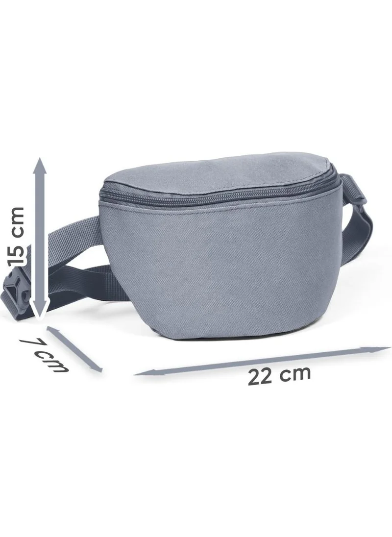 CORAL HIGH Sport Pink Blue Two Compartment Waist Bag 22617