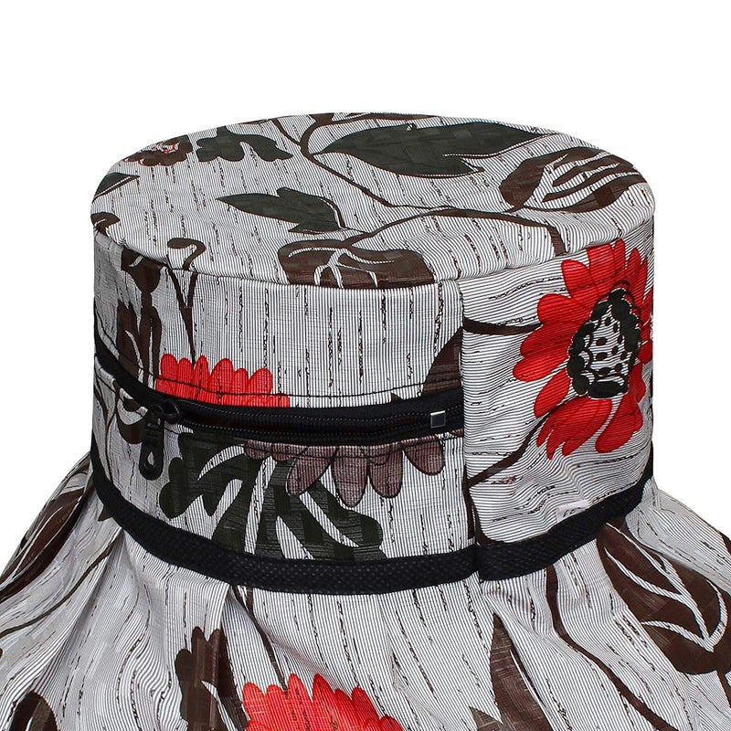 Decorly Furnishing Decorly Furnishing Printed Waterproof and Dustrproof Kitchen Gas Cylinder Cover Grey  - Image 3