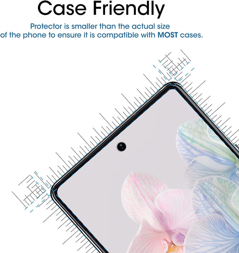 Mobilebies 9H Premium Black Border Tempered Glass Screen Protector (Non-UV Glass) for Google Pixel 6 (6.4 Inch, Pack of 1) | Full Screen Coverage (Edge to Edge) Screen Guard - Image 4
