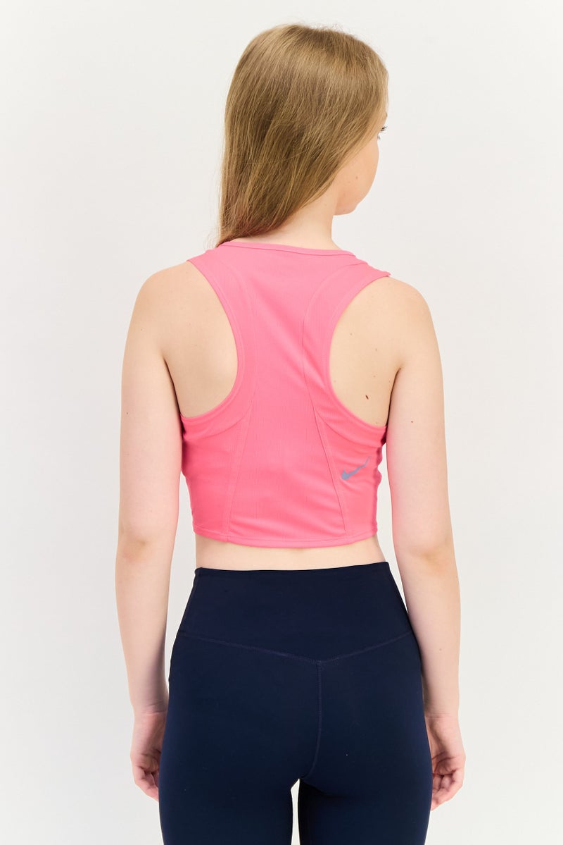 Nike Women Sportswear Fit Sleeveless Training Tank Top, Pink - Image 3