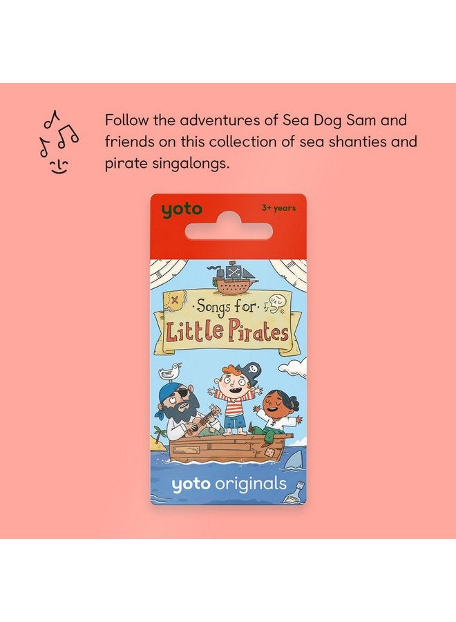 Yoto Songs for Little Pirates - Kids Musical Card for Use Player & Mini All-in-1 Audio Player, Screen-Free Listening with Fun Singalong Music for Playtime, Parties & Travel, Ages 3+ - Image 2