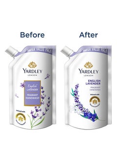 Yardley London English Lavender 675Ml Pack Of 2 Fragrant Handwash| Infused With Pure Lavender Oil| Germ Protection| For Soft & Fragrant Skin  - Image 4