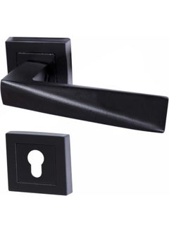 Nobel Max Penta Matte Black Square Rosette Yale 