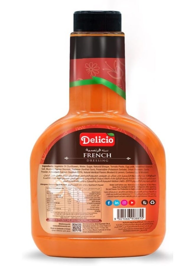 Delicio French Dressing - 532 ml - Image 2