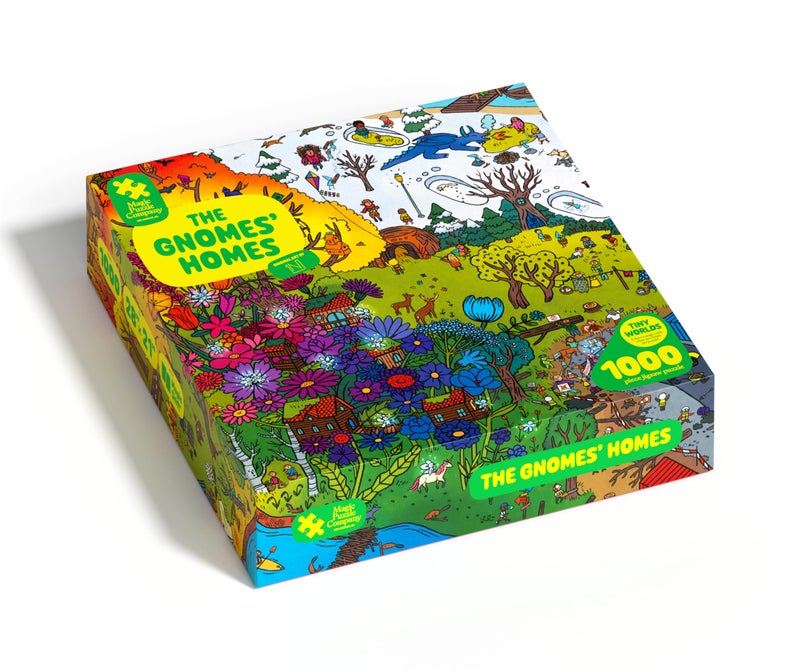 Magic Puzzle Company The Gnomes' Homes â€¢ 1000 Piece Jigsaw Puzzle from The Magic Puzzle Company â€¢ Series Three - Image 1
