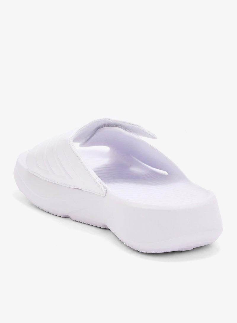 Adidas Lightblaze Slide U White Sportswear Sandals/Slippers For Unisex - Image 2