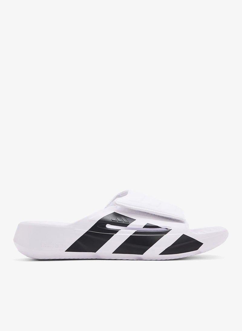 Adidas Lightblaze Slide U White Sportswear Sandals/Slippers For Unisex - Image 1
