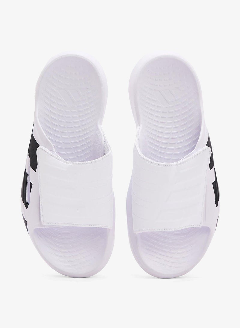 Adidas Lightblaze Slide U White Sportswear Sandals/Slippers For Unisex - Image 3