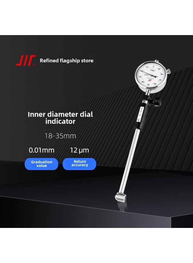 9YW Inner Diameter Gauge Percent Meter Dial Indicator Meter 6-10-18-35-50-100*0.01mm Other-Color:Inner Diameter Dial Indicator 6-10mm - Image 2