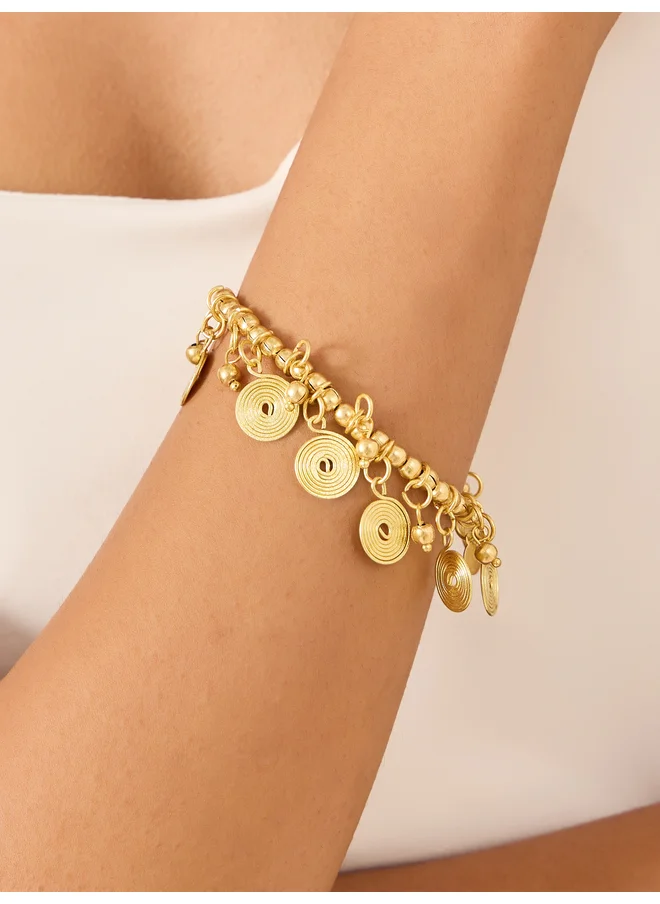 Styli Styli Embellished Textured Bracelet