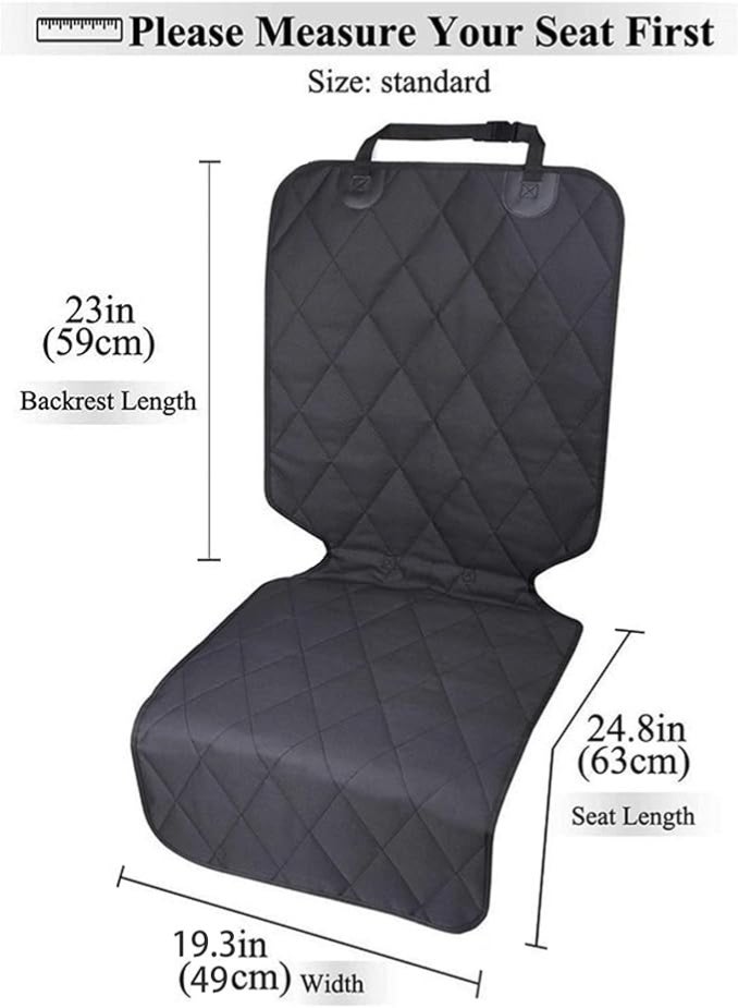 Front Dog Seat Covers (Black) - Image 4