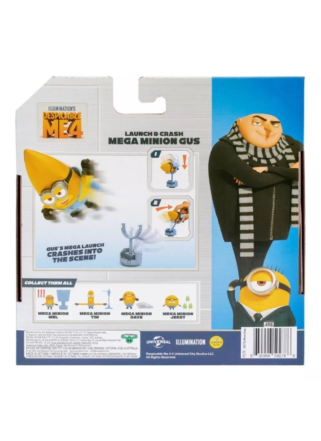 Moose Toys - Despicable Me 4 Gus Mega Minion Launch and Crash Figure - Image 1