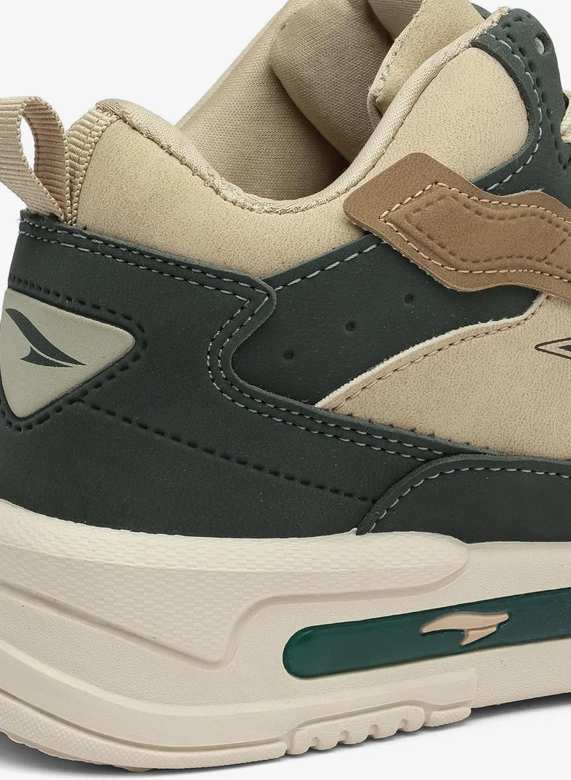 Asian  Men's Beige and Green Casual Sneakers for Boys for Men | Best Price UAE