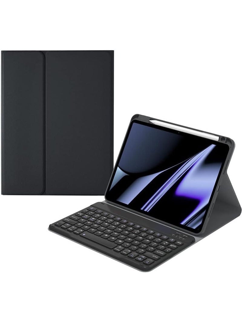 ELTRAZONE Keyboard Case for iPad 10.2" 9th, 8th, & 7th Generation, Magnetically Wireless Keyboard with Pencil Holder for 10.2 Inch iPad 9/iPad8/iPad7/iPad Air 10.5"(3rd Gen)/iPad Pro 10.5 inch,Balck - Image 1