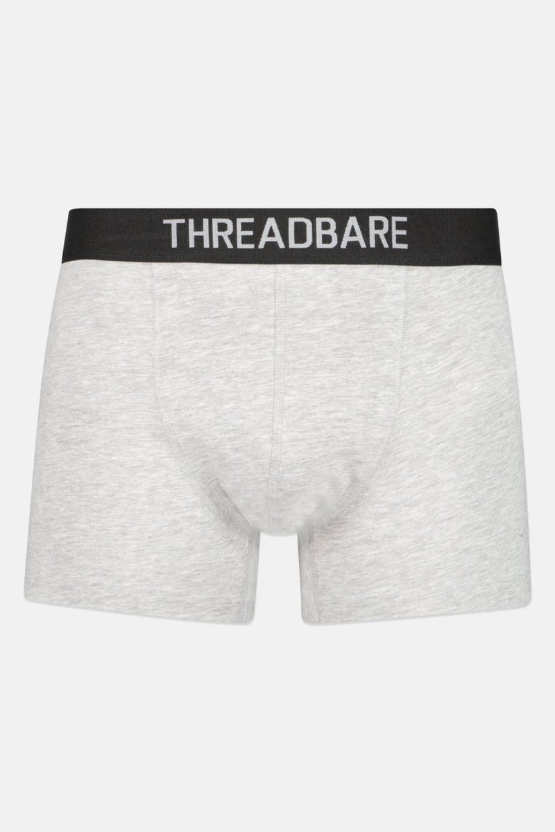 Threadbare Men 3 Pieces Brand Logo Boxer Brief, Multicolor - Image 5