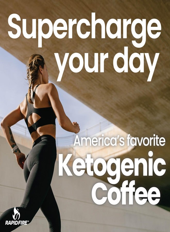 Rapid Fire Hazelnut Instant Coffee with MCT Oil & Grass-Fed Butter - Energy, Focus & Metabolism Support - Low Sugar Functional Coffee Mix - Keto & Low-Carb Friendly - 15 Servings - Image 4