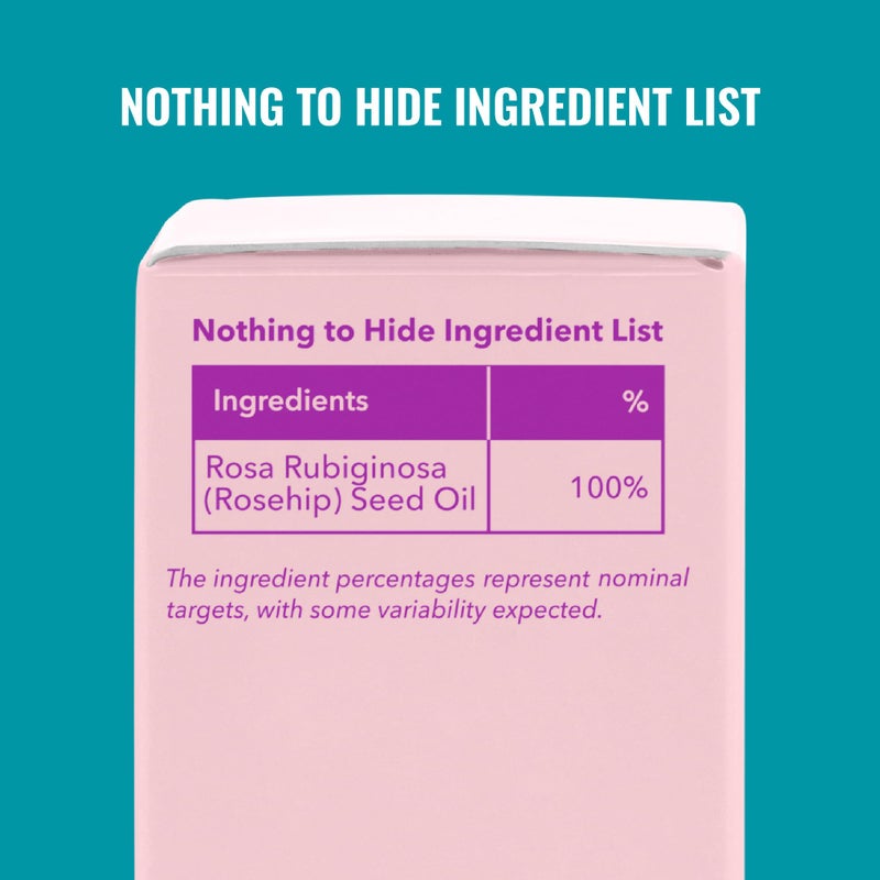 Good Molecules Pure Cold-Pressed Rosehip Seed Oil - 100% Natural Rose Hip Oil Light Weight Face Moisturizer for Anti-Aging, and Plumping - Hydrating Facial Skin Care - Image 4