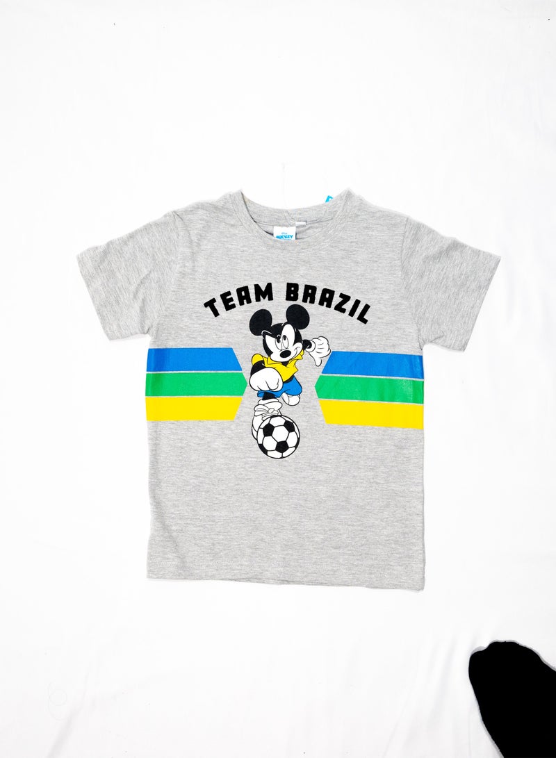 ميكي ماوس - تيشيرت الأولاد البرازيل - Image 1