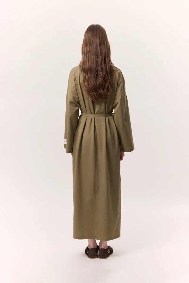 Manuka Belted Long Sleeve Dress