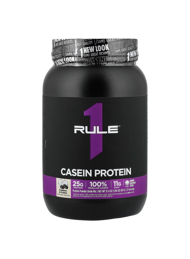 Casein Protein, Cookies & Creme, 1.96 lb (891 g)