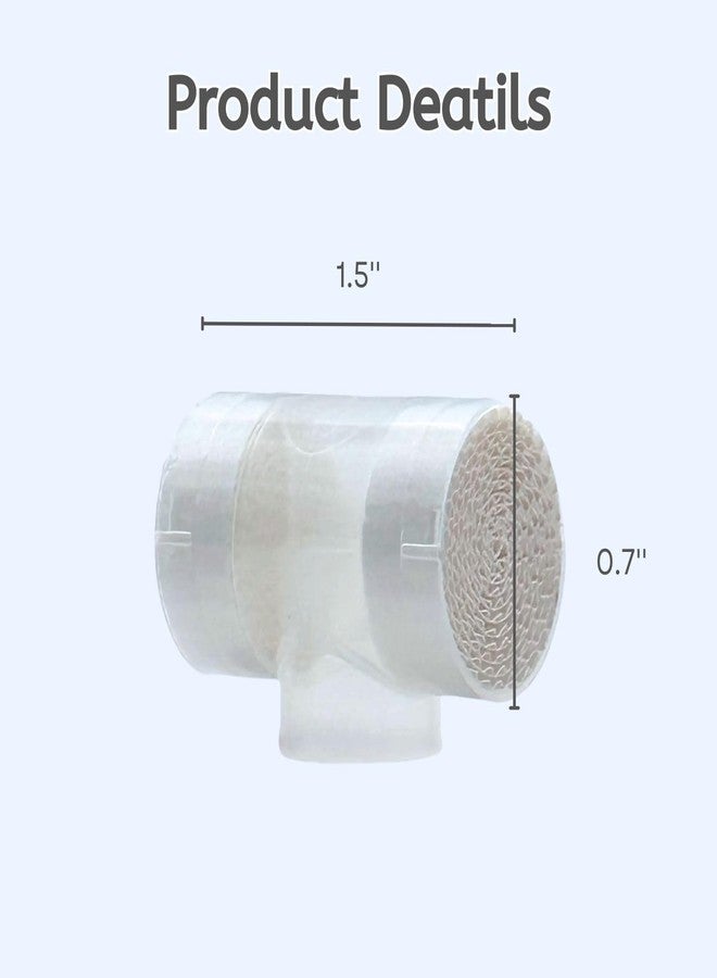 Nispira 6 Tracheostomy Filter Heat Moisture Exchanger HMEs Humidifier Supplies. Individually Packaged. - Image 2