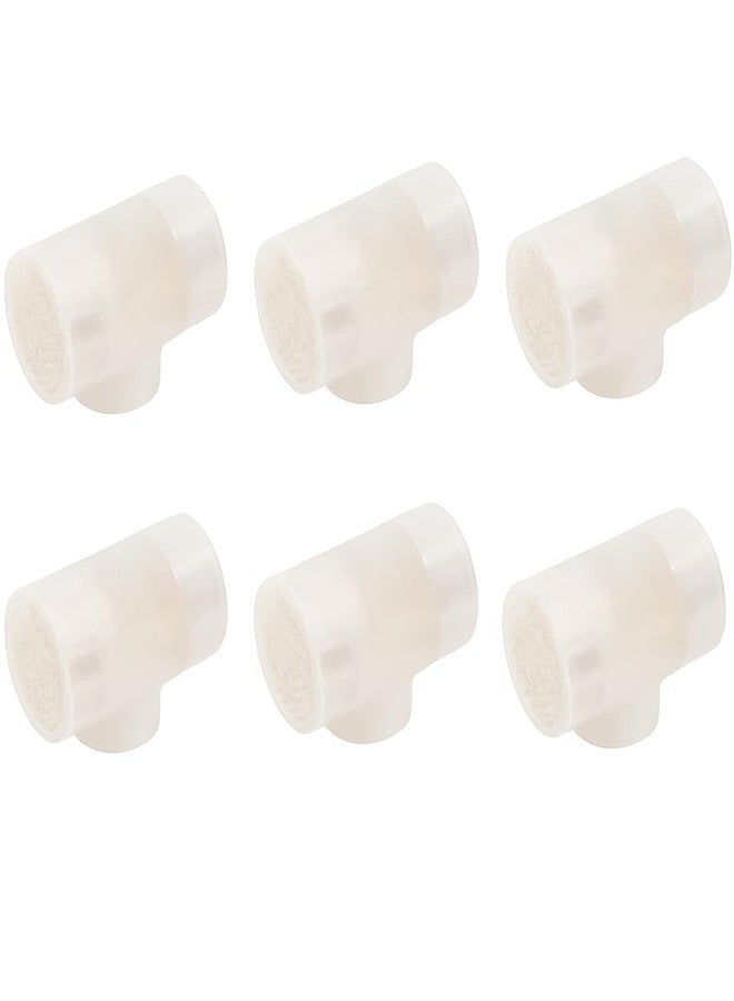 Nispira 6 Tracheostomy Filter Heat Moisture Exchanger HMEs Humidifier Supplies. Individually Packaged. - Image 1