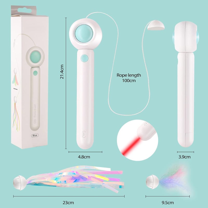 Interactive Multi-Function Retractable Cat Toy with Laser Pointer - Image 2